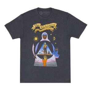 NWOT The Alchemist - Paulo Cohelo - Out of Print Unisex Graphic Tee T-Shirt XXL